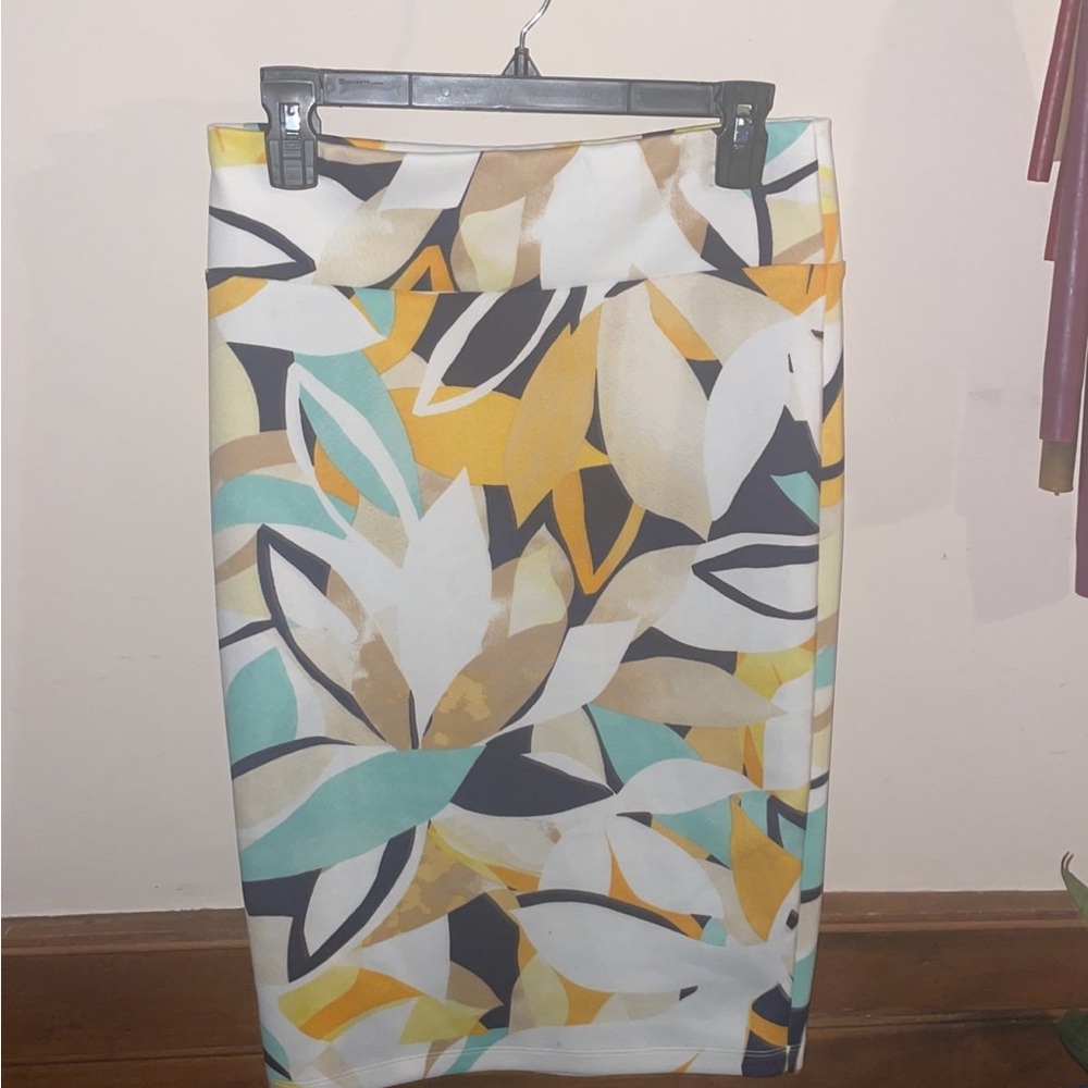 Jemma Multicolor Floral Pencil Skirt